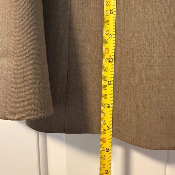 Lafayette 148 New York Brown Wool Blend Lined‎ Blazer Business Work Size 10 - Picture 7 of 10